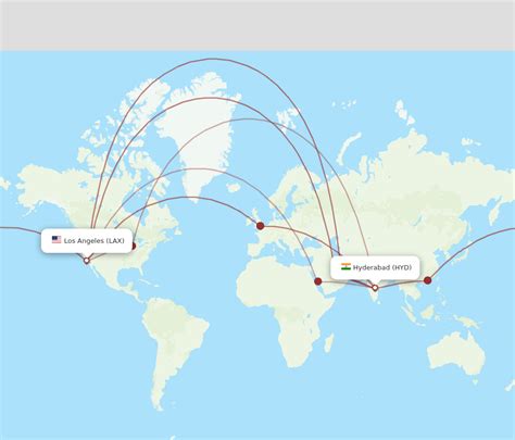 flights from lax to hyderabad